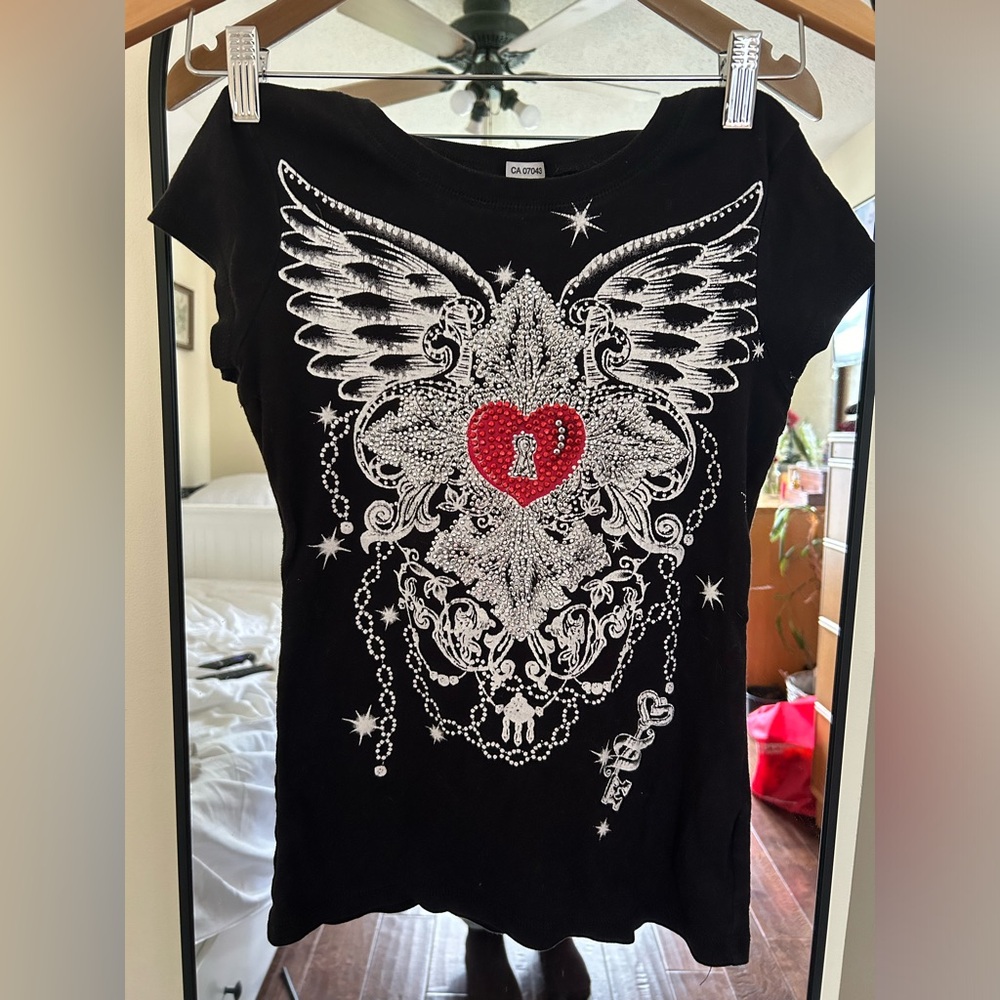 Bedazzled 2000s top